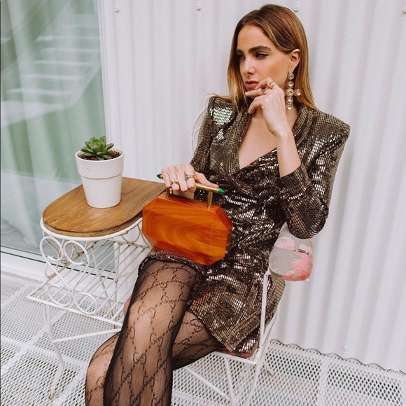 LAST ONE Zara gold blazer dress NWT - Picture 12 of 16